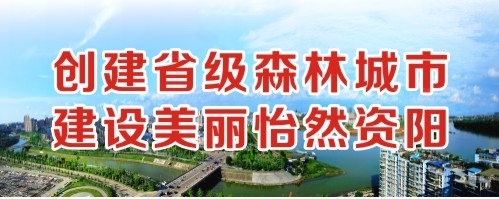 日本黄色操逼视频创建省级森林城市 建设美丽怡然资阳